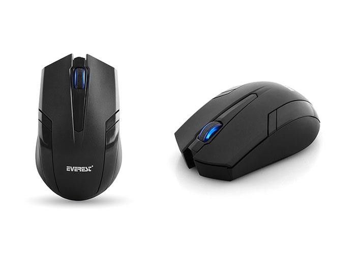 Everest KM-8000 Siyah Kablosuz F Klavye Mouse Set #4