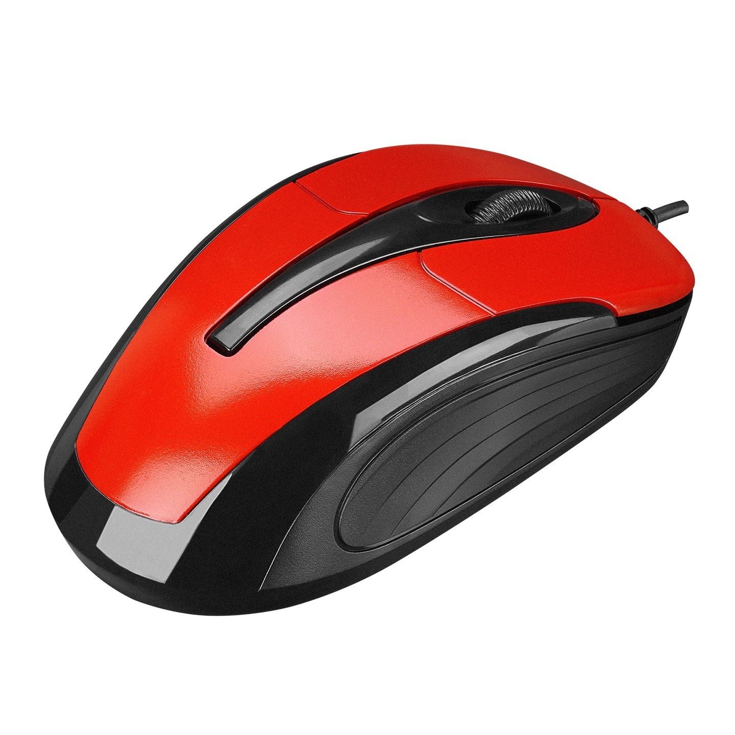 Everest SM-800 Usb Siyah/Kırmızı Kablolu Mouse #2