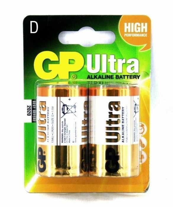 GP 13AU-2U2 LR20 D Size Alkalin Pil (2 li Blister)