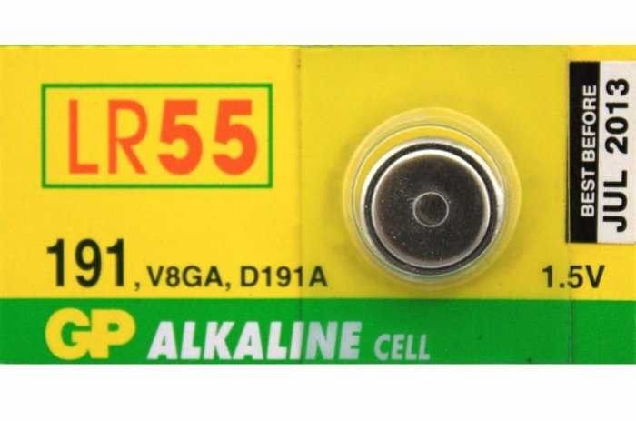 GP 191 1.5V LR55 Alkalin Düğme Pil