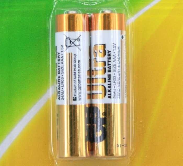 GP 24AU LR03 AAA 1.5V Alkaline Pil (2 li Blister) #4