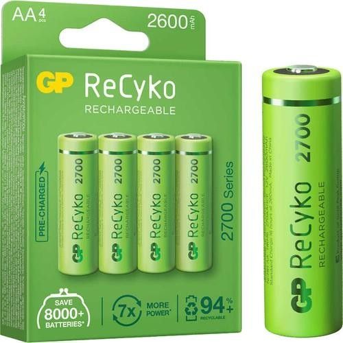 GP 270AAHCE-2EB4 2600mAh AA Şarjlı Pil 4 lü