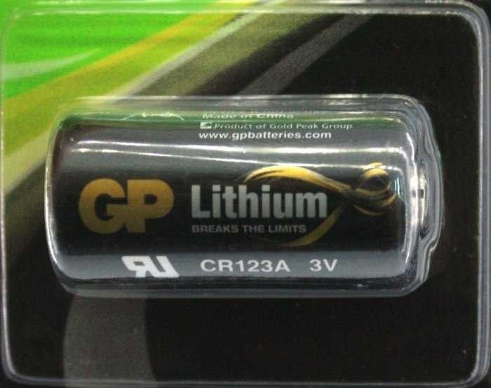 GP CR123A 3V Photo Lityum Pil (Tekli Blister) #2