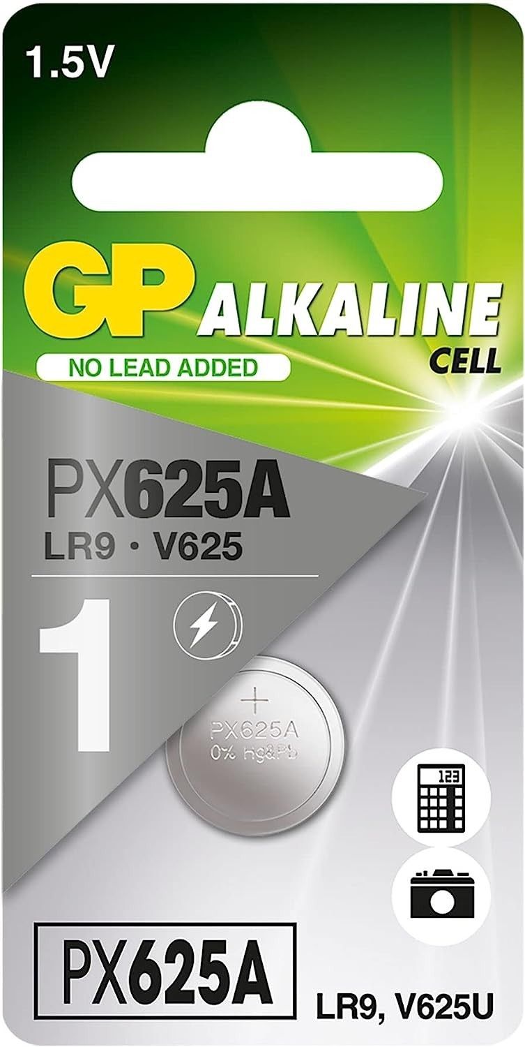 GP LR9 PX625A V625U 1.5V Alkalin Düğme Pil (Tekli)