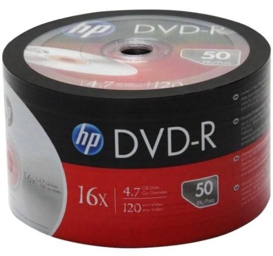 HP 16x DVD-R 4.7 Gb (50 lik Paket)