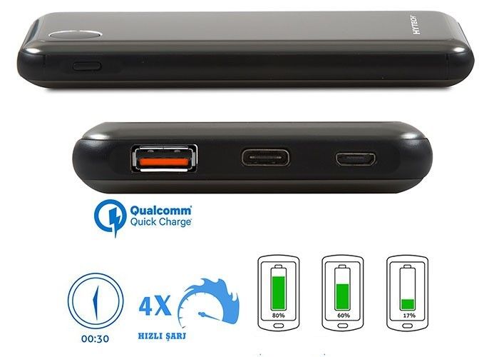 Hytech HP-C10PD 10000mAh Siyah Powerbank #4