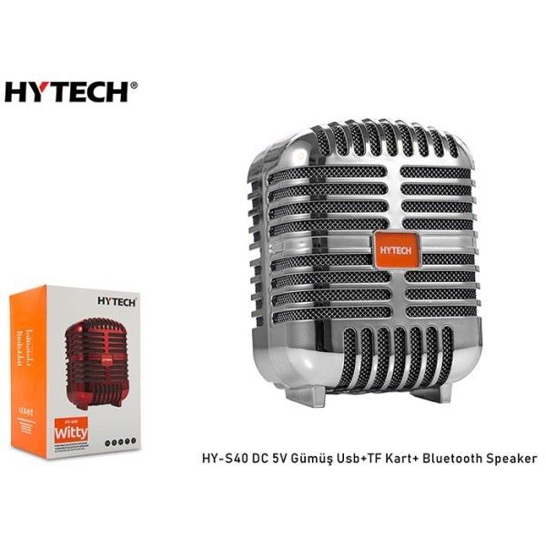 Hytech HY-S40 3W Bluetooth Hoparlör Gümüş #2