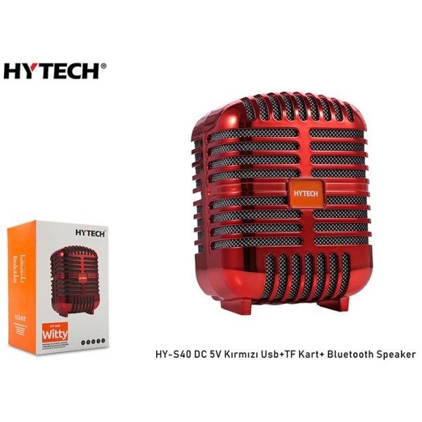 Hytech HY-S40 3W Bluetooth Hoparlör Kırmızı #2