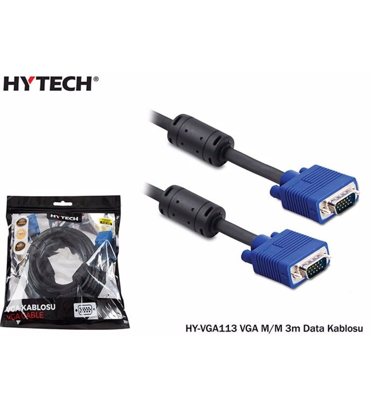 Hytech HY-VGA113 3m. Vga Kablo #2