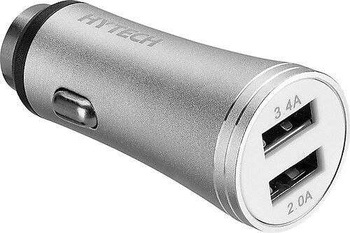 Hytech HY-X60 3.4A 2xUsb Gümüş Araç Şarj Cihazı