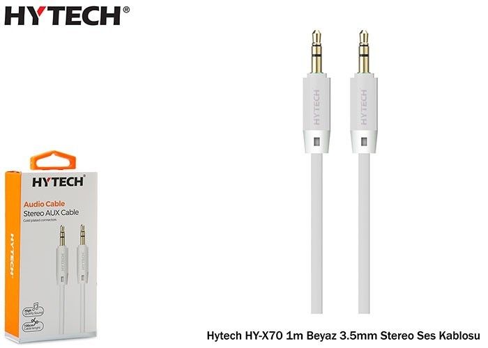 Hytech HY-X70 1m Beyaz 3.5mm Stereo E-E Kablo #2