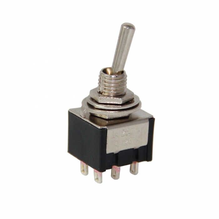 IC146 Toggle Switch 6P Yaylı (ON)-OFF 32x13x7mm #2