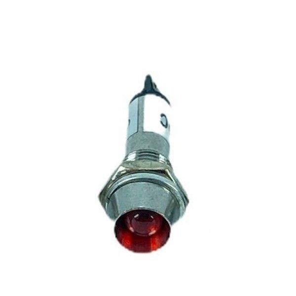 IC225 Sinyal Lambası Metal 8mm 24V Kırmızı