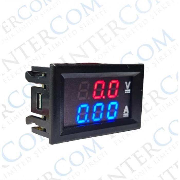 IC278B Dijital Voltmetre 0-100V 0-10A