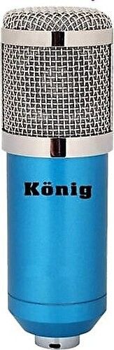 König K-CM800 Condenser Kayıt Mikrofonu (Mavi)