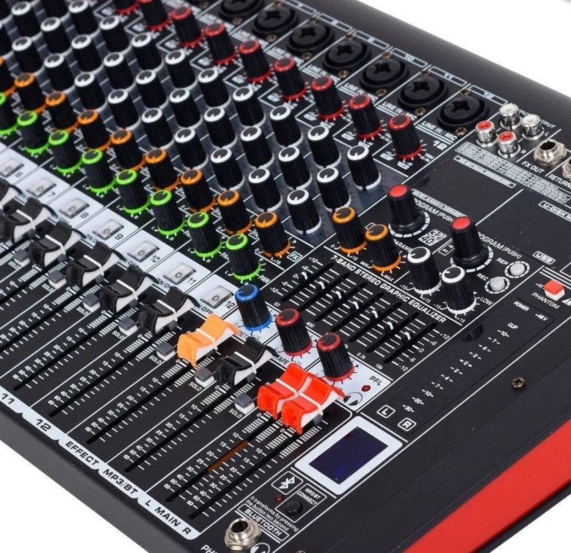 König KG-12FX 12 Kanal Ultra Slim Mixer #2