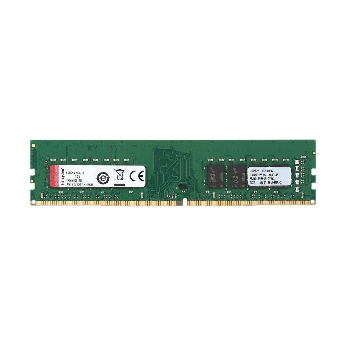 Kingston 16 Gb DDR4 2666 Mhz CL19 UDIMM Ram #2