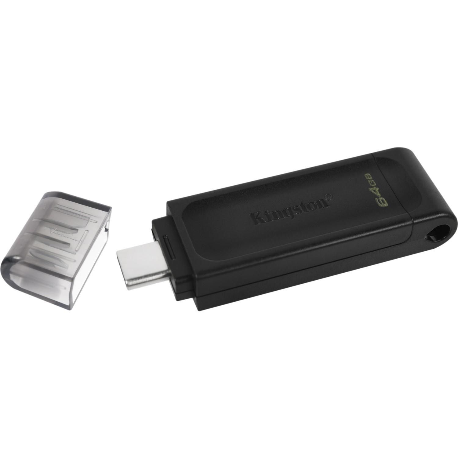 Kingston 64Gb DT70/64GB Usb-C 3.2 Flash Bellek