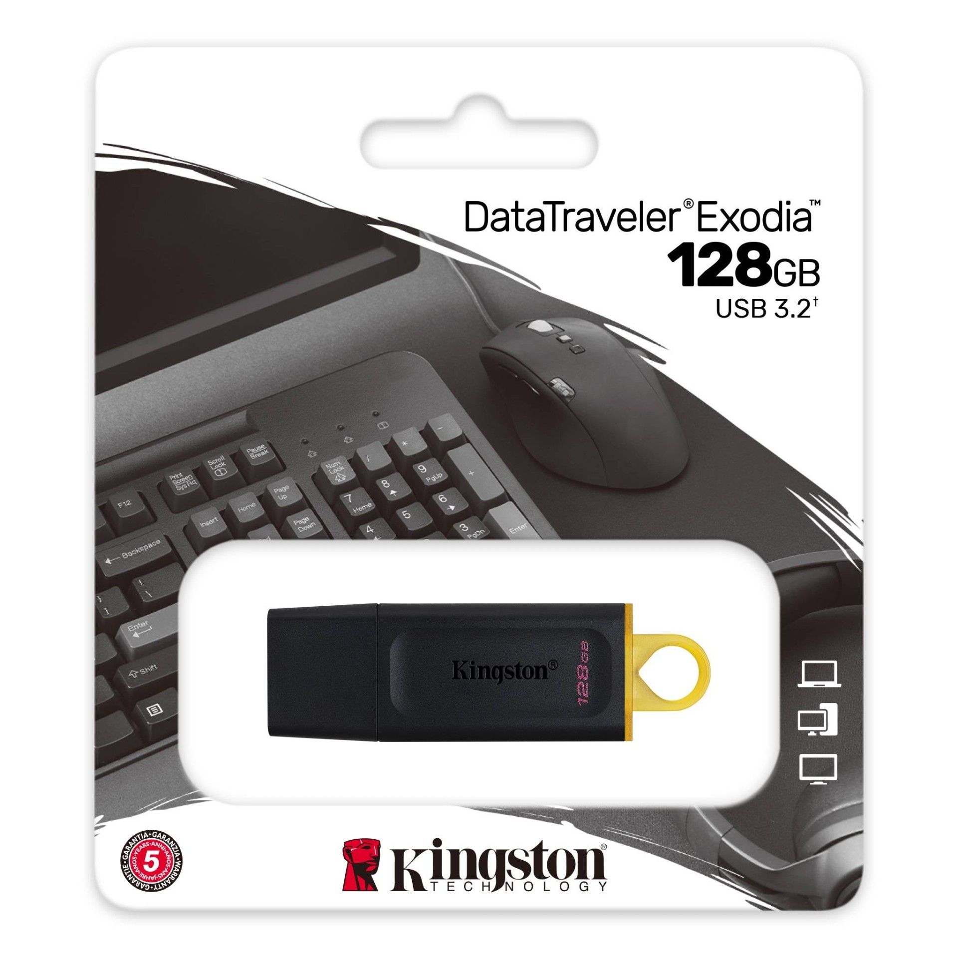 Kingston Exodia 128 Gb DTX Usb 3.2 Flash Bellek #3