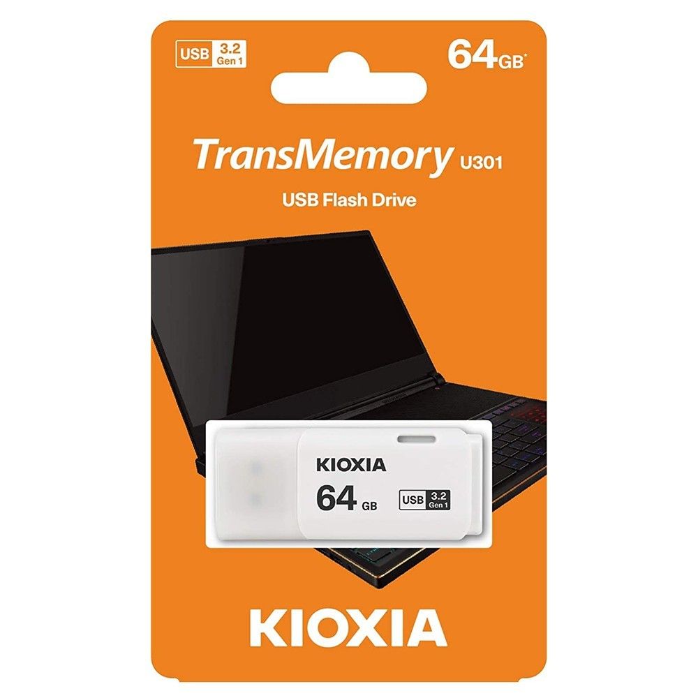 Kioxia 64Gb U301 Beyaz Usb 3.2 Gen 1 Flash Bellek #3