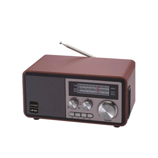 Leader LR-241 Radio/BT/USB/TF Retro Müzik Kutusu