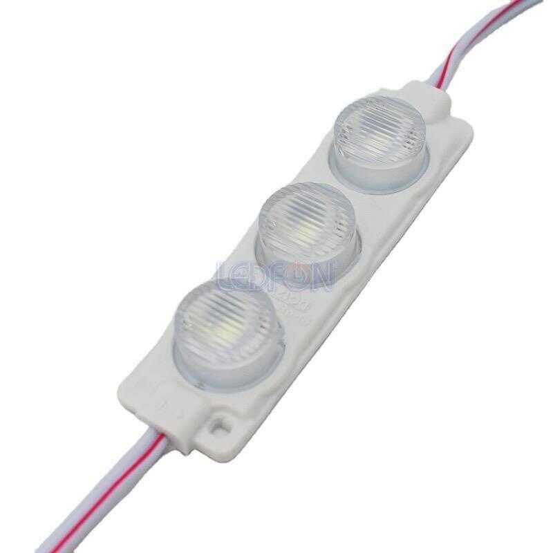 Led Modül 12V 3W Lensli 3 lü Beyaz #2