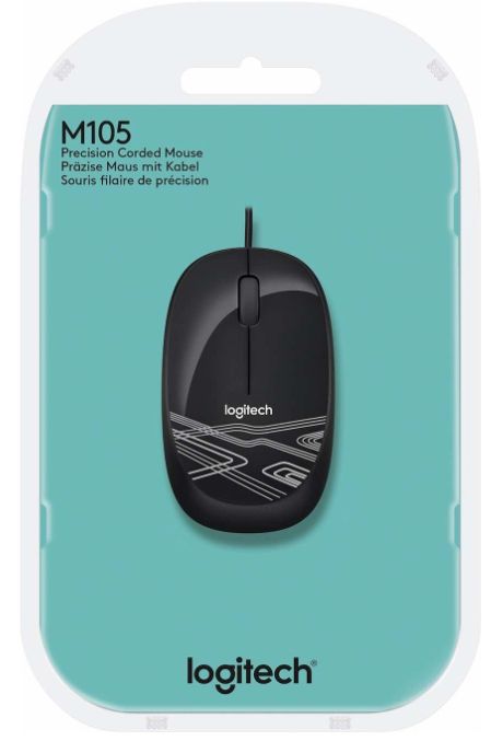 Logitech M105 Kablolu Siyah Mouse #3