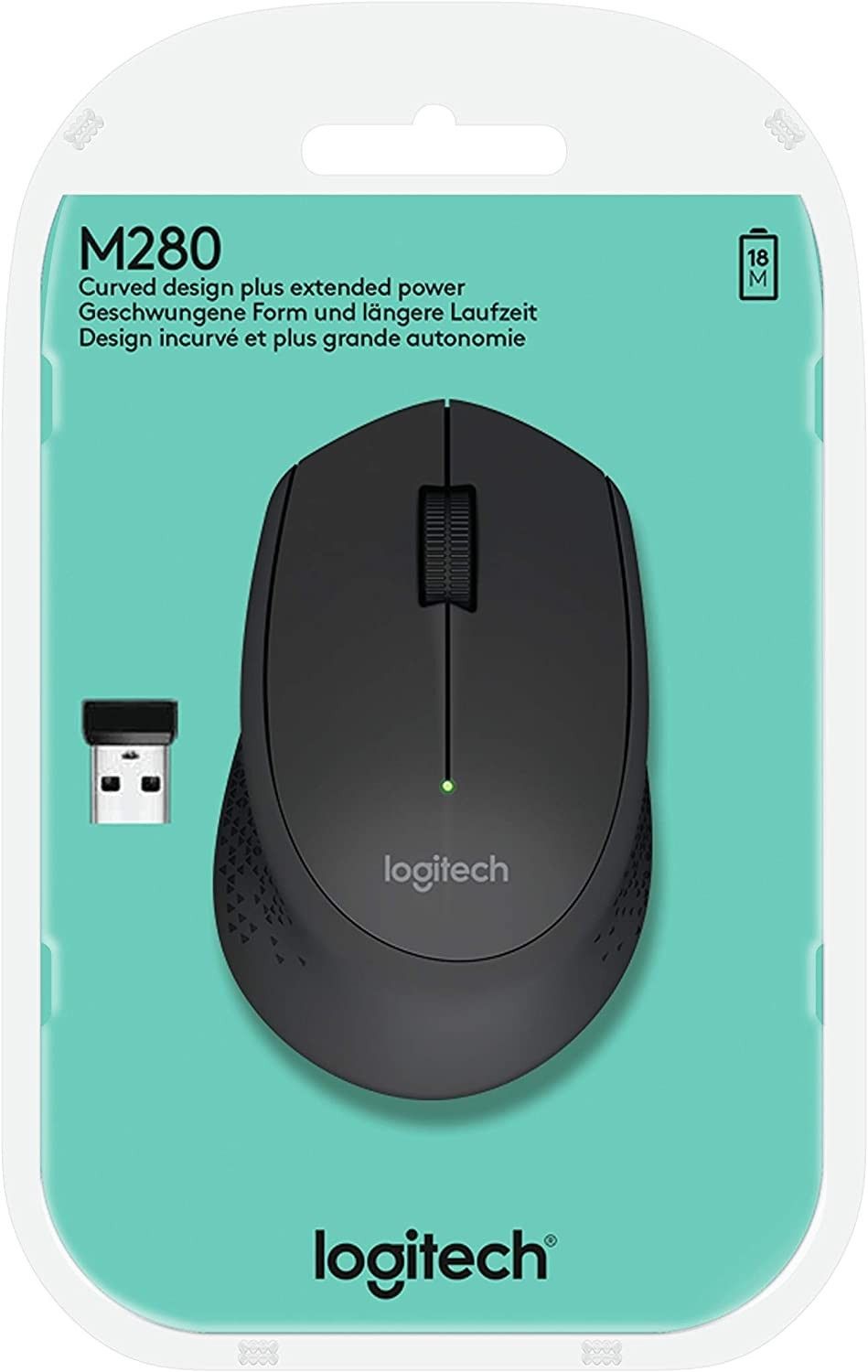 Logitech M280 Kablosuz Siyah Mouse #4