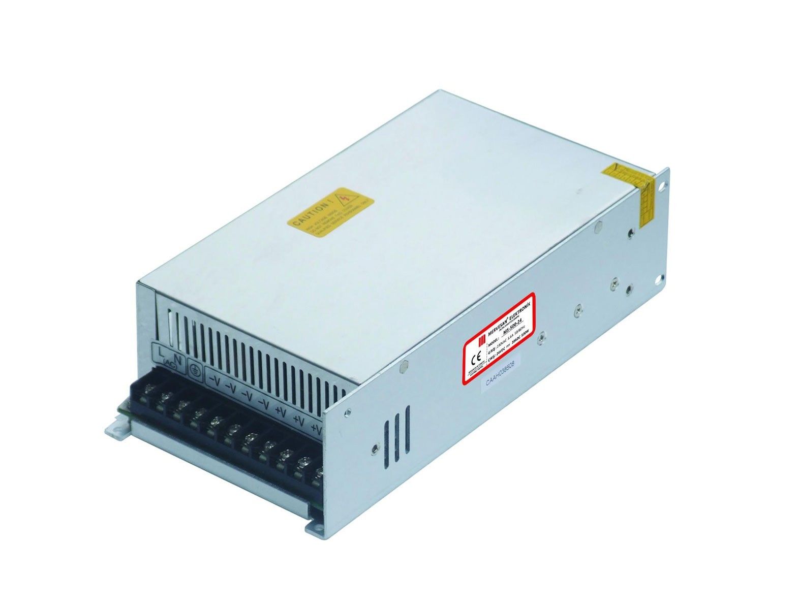 Mervesan MT-500-24 500W 24V 20A Metal Kasa Adaptör