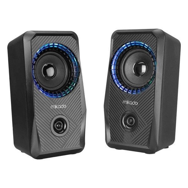 Mikado MD-S26 JOY 3Wx2 Siyah Led Işıklı Speaker #4