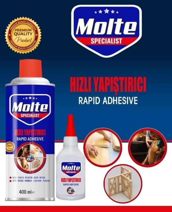 Molte Hızlı Yapıştırıcı 400ml+80gr