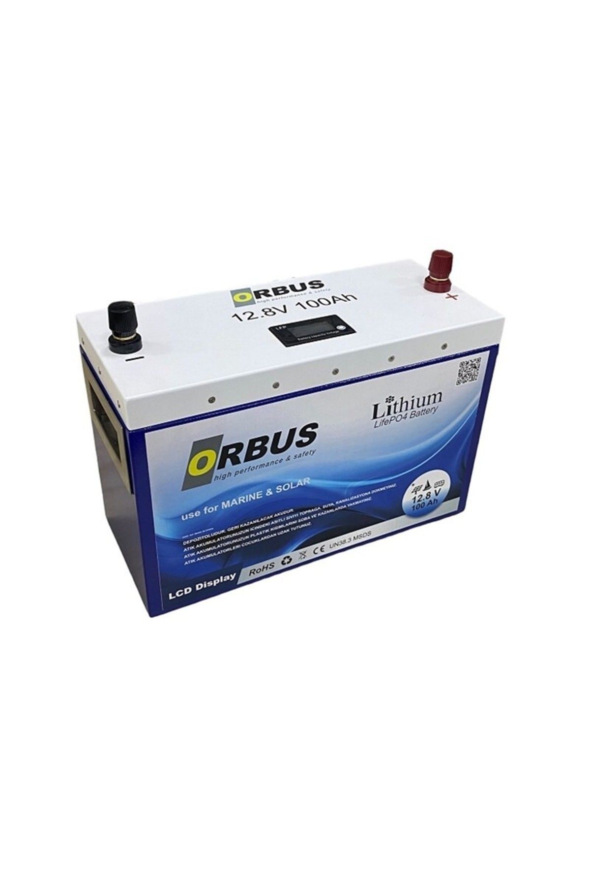 Orbus 12.8V 100Ah LifePO4 Şarjlı Akü #2