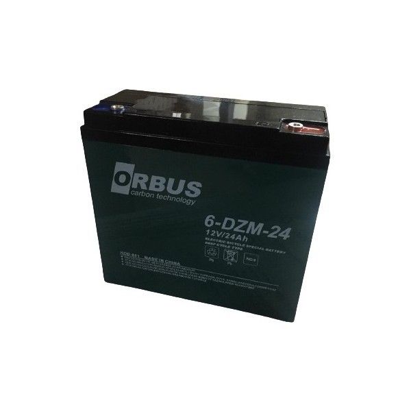 Orbus 12V 24Ah Dik Elektrikli Bisiklet Jel Akü #2