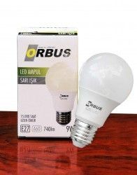 Orbus 9W E27 790 Lm Sarı Led Ampul #2