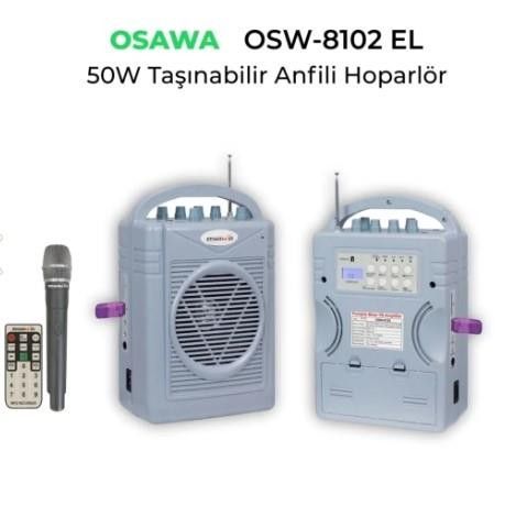 Osawa OSW-8102 50W 1 El 1 Yaka Mikr. Portatif Anfi #2