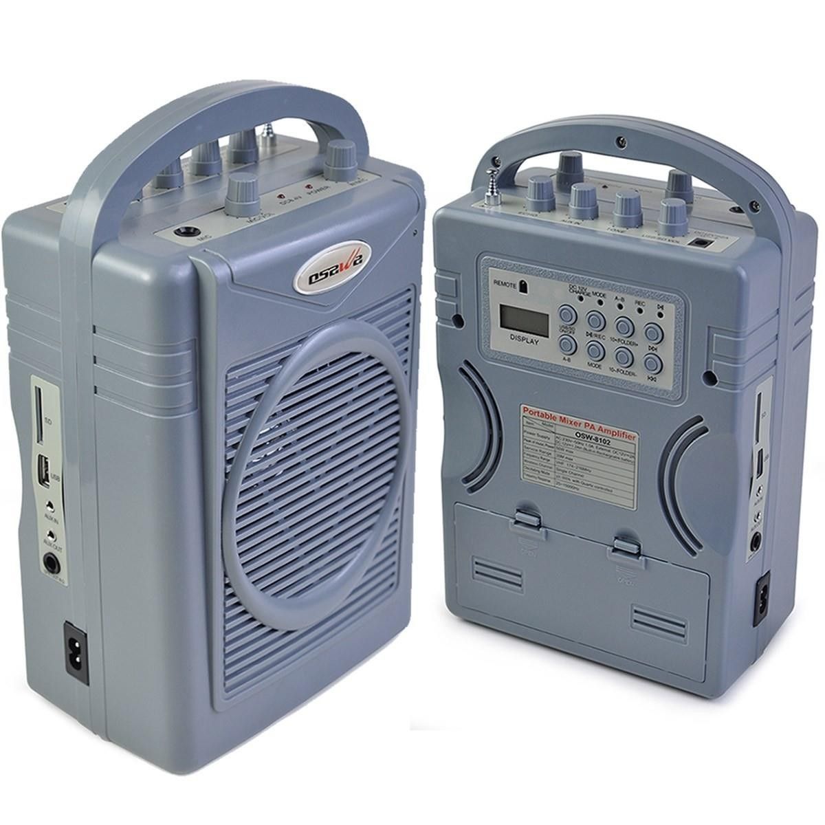 Osawa OSW-8102 50W 1 Yaka Mikrofonlu Portatif Anfi