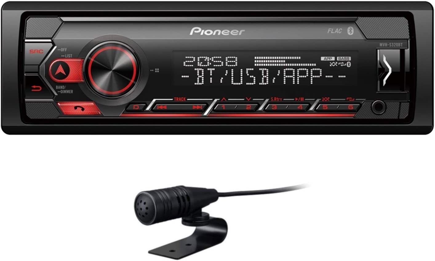 Pioneer MVH-S320BT Usb/Mp3/BT 4x50W Oto Teyp #4