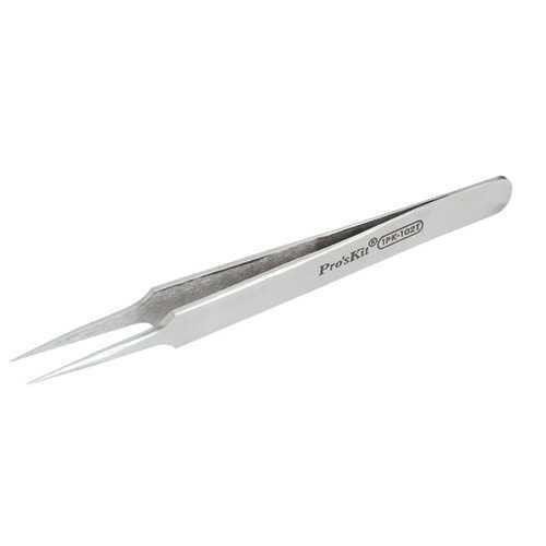 Proskit 1PK-102T Tweezer Çelik Düz Cımbız #2