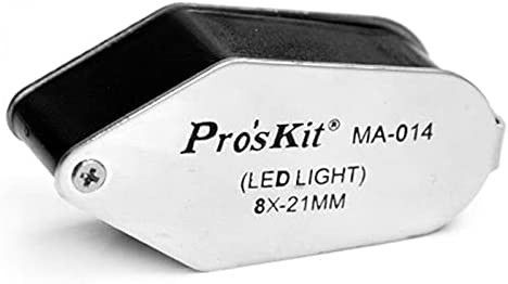 Proskit MA-014 8X Led Işıklı Magnifer Büyüteç