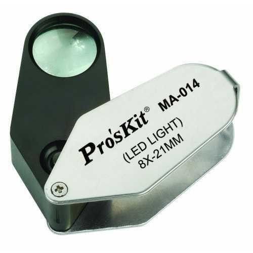 Proskit MA-014 8X Led Işıklı Magnifer Büyüteç #4