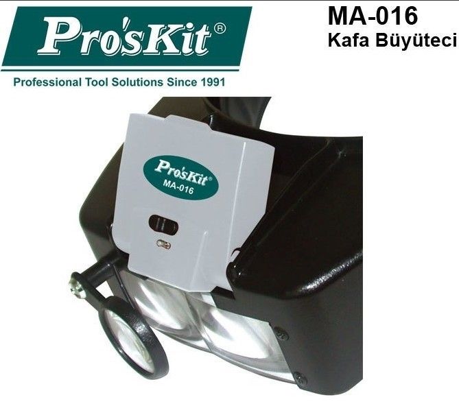 Proskit MA-016 Kafa Tipi Işıklı Büyüteç #4