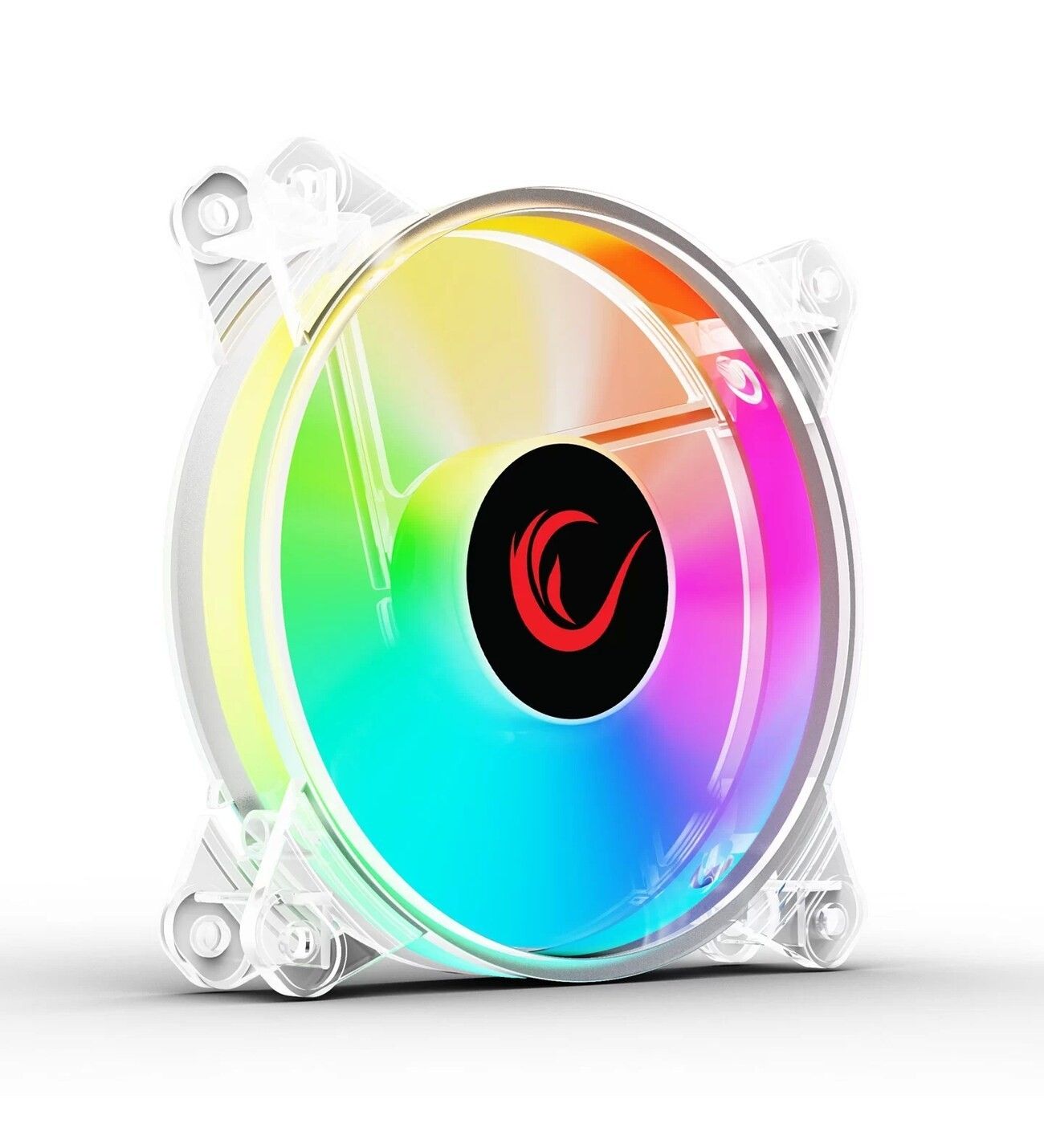 Rampage 6C-121 120x120x25mm Rainbow Ledli Kasa Fan