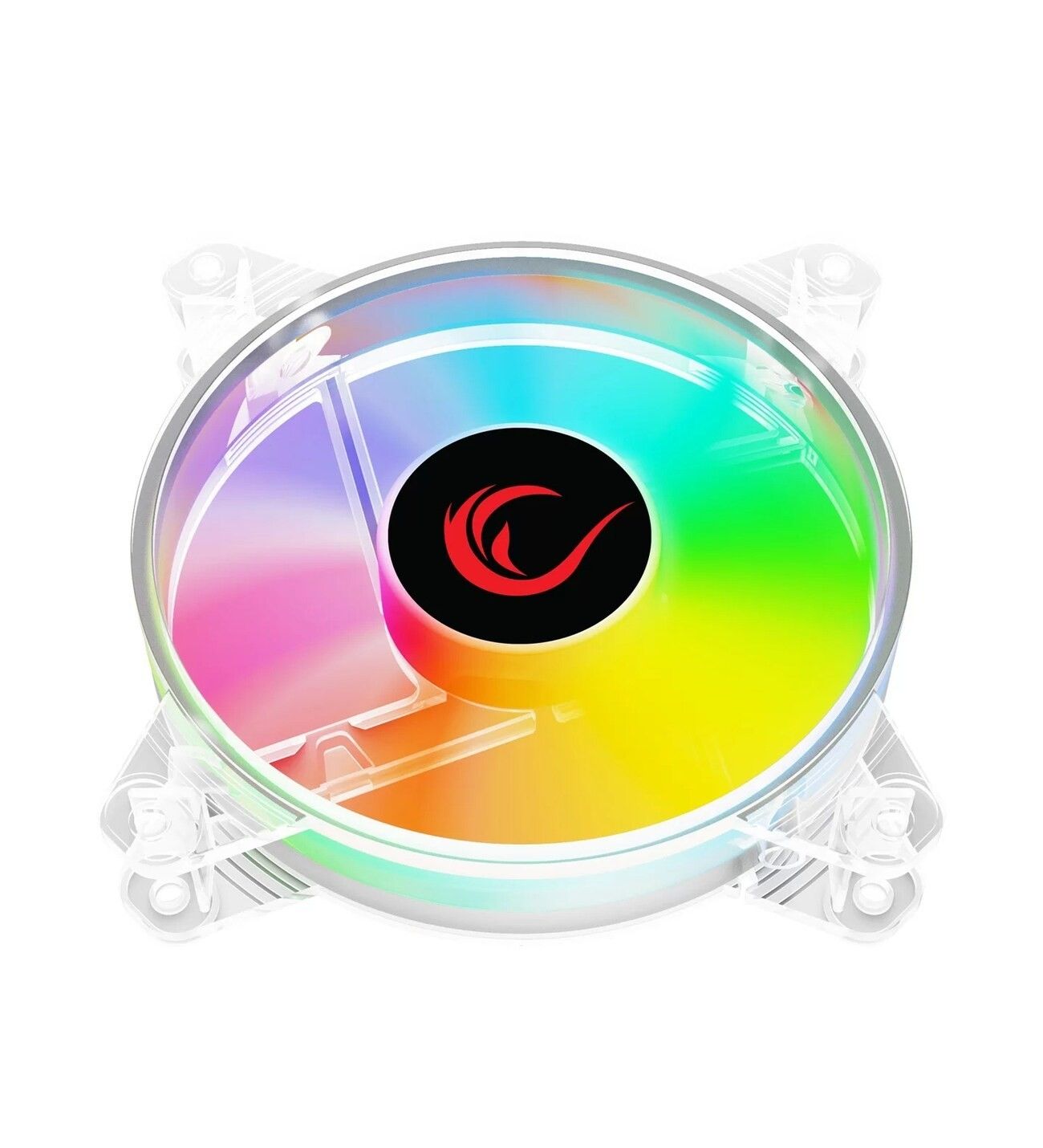 Rampage 6C-121 120x120x25mm Rainbow Ledli Kasa Fan #4