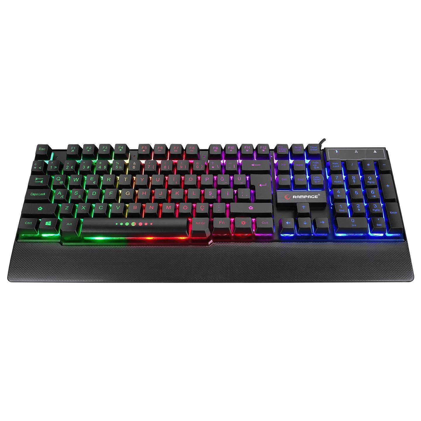 Rampage KB-R66 Bubble RGB Usb Oyuncu Klavye #2