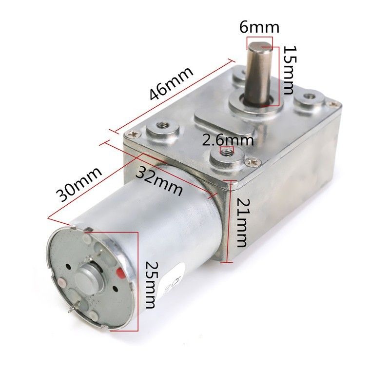 Redüktörlü Motor 12V 90 Rpm #2