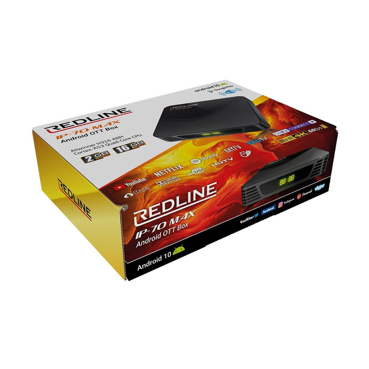 Redline IP-70 MAX 2Gb 16Gb Android 10 Tv Box #4