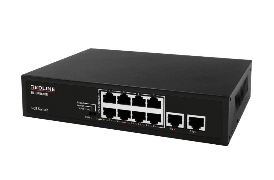 Redline RL-SP8610E 8 Port Poe Switch