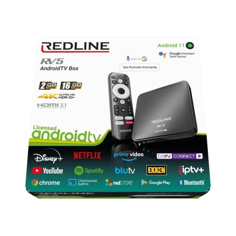 Redline RV5 2Gb 16Gb 4K Android 11 Tv Box #3