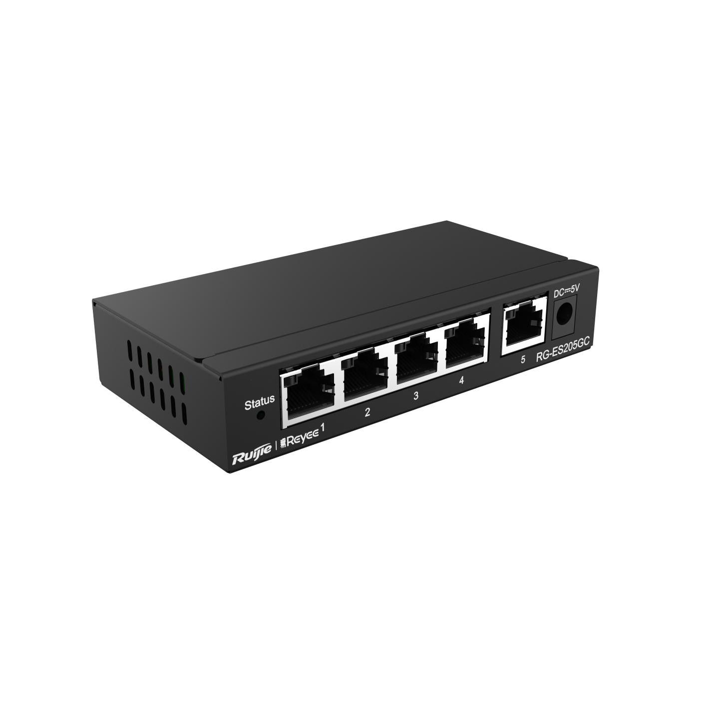 Ruijie RG-ES205GC 5 Port Gigabit Switch