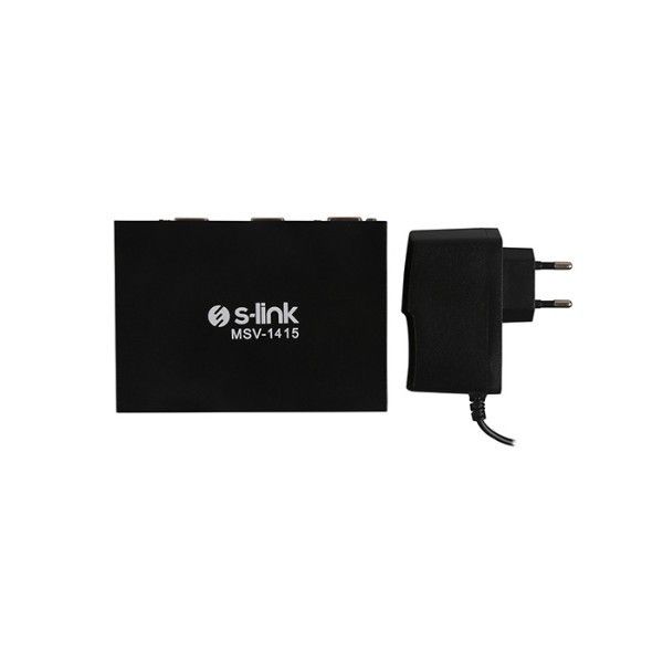 S-Link MSV-1415 4 lü Vga 150 Mhz Monitör Çoklayıcı #3